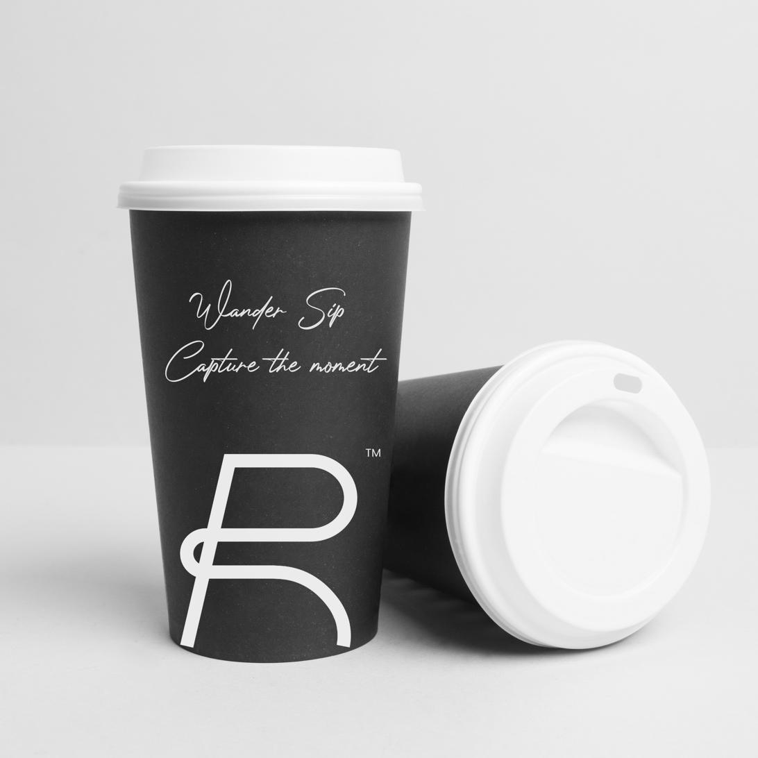 Black cup lying